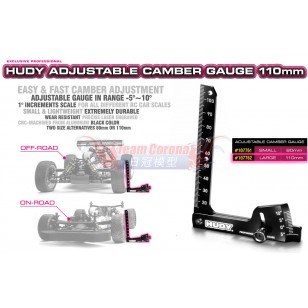 HUDY 107762 Adjustable Camber Gauge 110mm